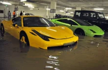Miliony pod wodą w singapurskim garażu...