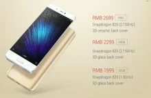 Xiaomi Mi 5 od 1 Marca za... 306$