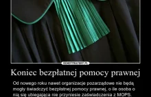 Koniec bezpłatnej pomocy prawnej