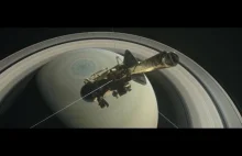 "Wielki finał" czyli koniec misji sondy Cassini. Świetna animacja.