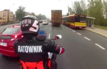 MotoAmbulans - Przejazd ratownika medycznego na motocyklu [VIDEO