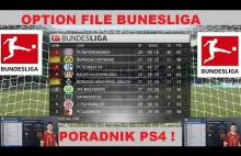 PES 2018 OPTION FILE BUNDESLIGA PORADNIK