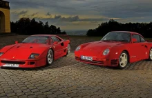 Porsche kontra Ferrari - pojedynek o tytuł najszybszego auta świata lat 80