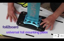 Universal hydrofoil mounting plate