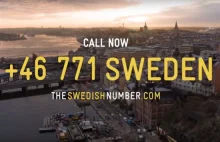 Szwecja ma własny numer telefonu. Łączy z przypadkowymi ludźmi