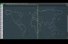 Oto jak brzmi mapa świata na fortepianie