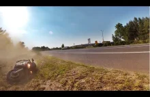 Wypadek motocyklisty Yamaha R6