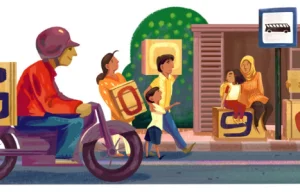 Wielkanocne Google Doodle