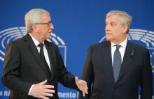 Juncker do Tajaniego: Jesteście śmieszni