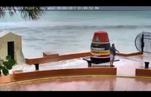 Kamera najbliżej huraganu Irma