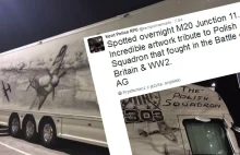 Te malowidła na tirze zachwyciły brytyjską policję. Niezwykły hołd.
