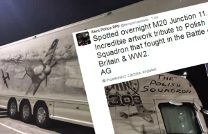 Te malowidła na tirze zachwyciły brytyjską policję. Niezwykły hołd.