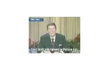 Ronald Reagan w obronie ciemiężonych Polaków