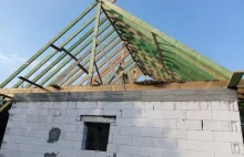 Katastrofa - Dach do rozbiórki - Firma cieśli kogucik - Nowy dach z wadami...