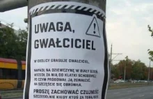 W Warszawie grasuje gwałciciel. Wieszają plakaty z ostrzeżeniem