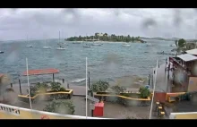 Wyspy dziewicze na żywo - tuż przed uderzeniem huraganu Irma