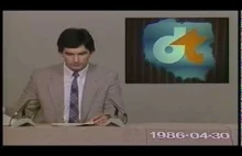 DTV 30.04.1986 PIERWSZE INFORMACJE O KATASTROFIE W CZARNOBYLU