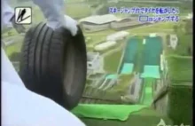 Tire ski jump