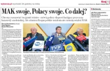 Kandydat PiS na posła Jacek Świat fałszuje nagłówki Gazety Wyborczej w spotach