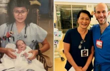 52-letnia pielęgniarka odkryła to zdjęcie sprzed lat. Nie mogła uwierzyć