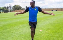 Usain Bolt zagra jako piłkarz w Mamelodi Sundowns w RPA