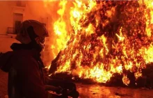 Nocna akcja straży pożarnej: Płonęło wysypisko odpadów w Jaworznie