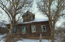 Opuszczone domy w Rosji
