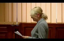 Beata Sawicka PO matka żona płacze w sądzie