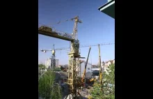 Montaż żurawia wieżowego - time lapse