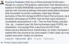 Pawłowicz odpowiada internautce niezadowolonej ze składu nowego rządu....