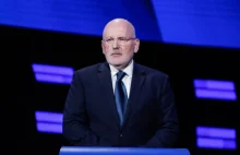 Timmermans grozi krajom Europy Środkowej powrotem granic