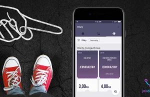 Jakdojade z biletami komunikacji miejskiej w Warszawie
