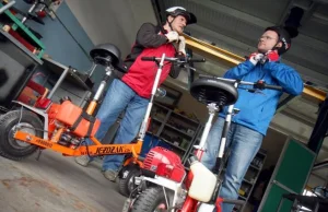 Jeżdżak, czyli pierwsza na świecie krzyżówka roweru i skutera. Polak potrafi