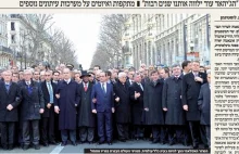 Kobiety usunięte ze zdjęcia z marszu w Paryżu. Donald Tusk też zniknął