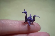 Nieziemska precyzja, czyli najmniejsze origami na świecie