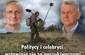 Politycy i celebryci stają w obronie detektorystów! (FILMY)