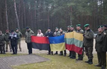 Litewscy oraz ukraińscy neo-faszyści świętują w miejscu ludobójstwa na Polakach