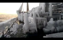 Nagromadzony lód podczas rejsu