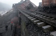 Ukraińscy „partyzanci” sabotażystami – wysadzili pociąg z węglem dla...