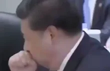 Xi Jinping kaszlnął