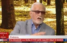 Jan Pietrzak w TVP Info nazwał Klaudię Jachirę "wynajętą zdzirą"
