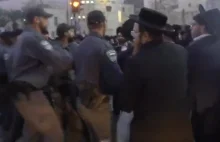 Ortodoksyjni Żydzi starli się z funkcjonariuszami policji