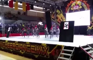 Nazistowski taniec nastolatków. Szokujące nagranie z konkursu [VIDEO]