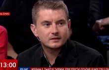 Działacz KO zgrywa chojraka po awanturze w "Studio Polska"