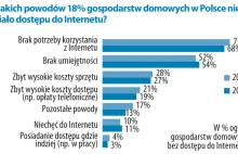 Jak Polacy korzystają z Internetu? 82% domów ma łącze, 60% osób ma smartfon