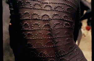 Welts, Scars Of Beauty, Pattern The Entire Back Of A Nuba Woman In Sudan,...