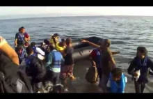 Gość z wyspy Lesbos zamieszcza co dzień filmy z przybywającymi e(i)migrantami