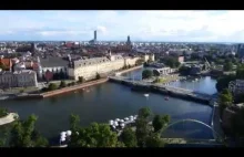 10 dronów nad Wrocławiem! Piękne miasto!