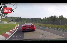 Ferrari 458 speciale + Megane R.S. in the woods - Nürburgring Nordschleife...