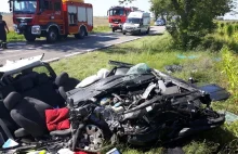 Straszny wypadek policjanta z Wrocławia pod Czarnkowem. Pilnie potrzebna krew!